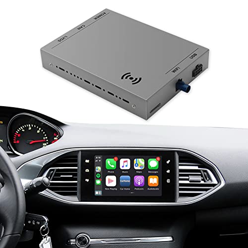 ISUDAR Wireless Carplay Android Auto per Peugeot e Citroen SMEG e sistema MRN Picasso DS4 DS3 308 508 208 2008 C4, supporto Mirror Link Navigation Audio Video USB Camera