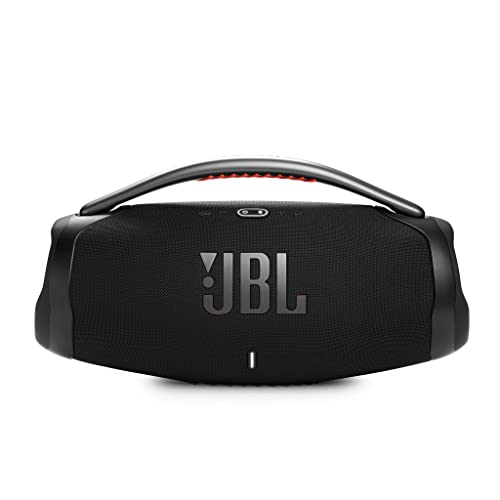 JBL Boombox 3 Speaker Bluetooth Wireless, Cassa Altoparlante Portatile con Bassi Profondi e Modalità PartyBoost, Impermeabile IP67 e Compatibile con App JBL, Autonomia Fino a 24 Ore, Nero