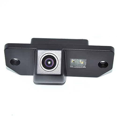 Kalakass Portatarga Videocamera HD per Impermeabile retrovisore Telecamera da Retromarcia per Mondeo Focus C-Max Focus Sedan(3 Carriage) Focus (2 Carriage)