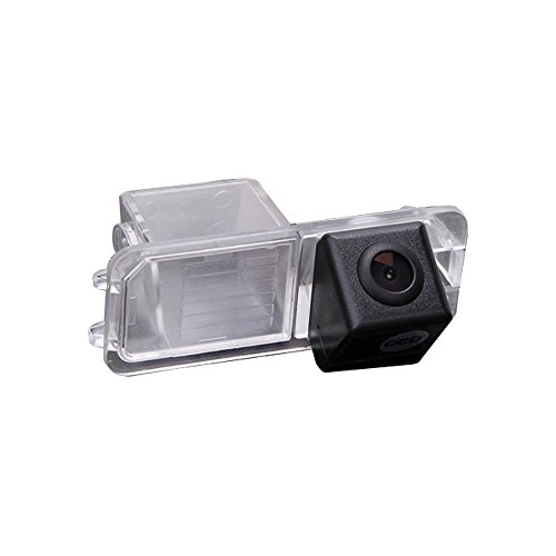 Kalakass Portatarga Videocamera HD per Impermeabile retrovisore Telecamera da Retromarcia per VW Golf New Beetle PASSAT CC 4D PHAETON SCIROCCO POLO Jetta