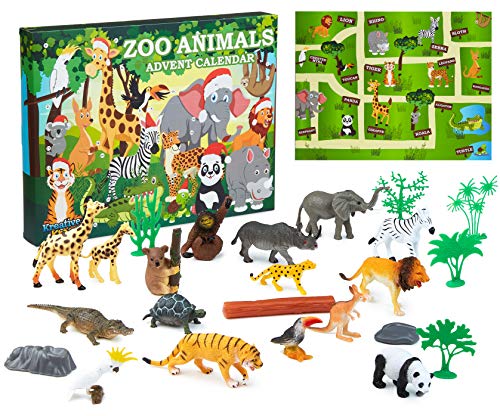 KreativeKraft Calendario Avvento 2022 Con Gli Animali Dello Zoo, + ...