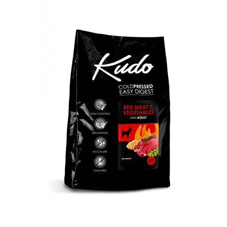 Kudo red meat and vegetables mini adult 3KG...