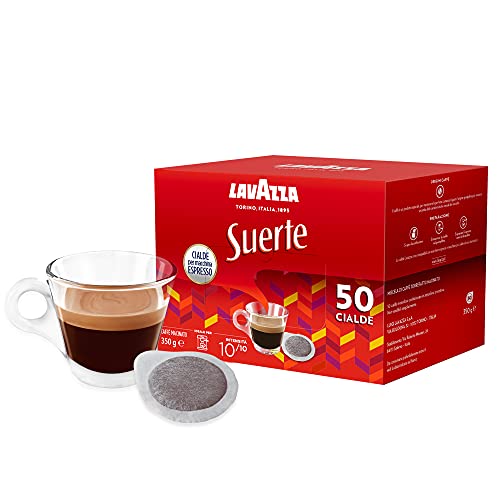 Lavazza Suerte - Caffè Macinato Espresso In Cialde in Carta, 4 Con...