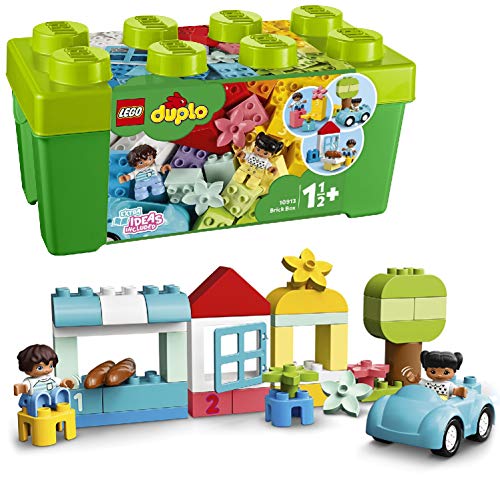 LEGO 10913 DUPLO Classic Contenitore di Mattoncini, Giochi Educativi per Bambini Creativi 1,5+ Anni, Sviluppo Abilità Motorie Complesse