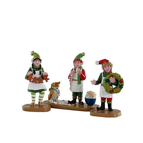 Magie di Natale Elfi furbi, Personaggi per Villaggio di Natale in Resina