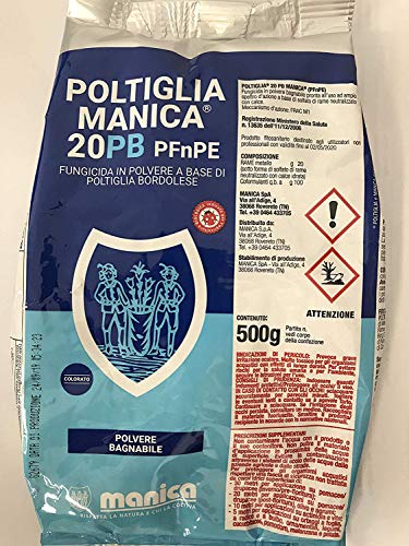 Manica FUNGICIDA POLTIGLIA BORDOLESE 20 WG (2, 1 kg (2 da 500 g))
