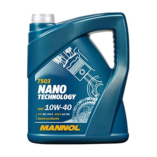 Mannol 00104000005 Nano Technology 10 W40 SM CF 5 l