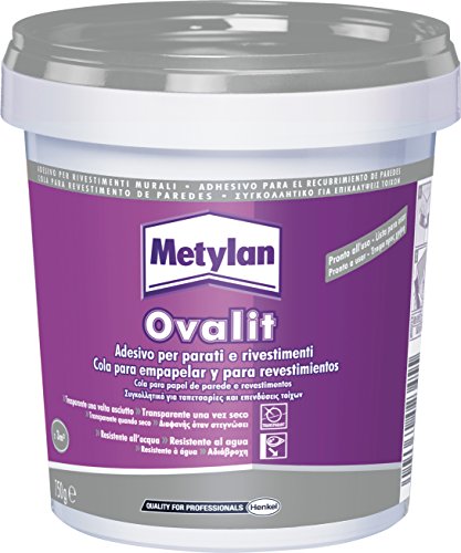 Metylan, 1697355, Adesivo liquido a base di resine sintetiche per tutti i parati, Bianco, 750 g