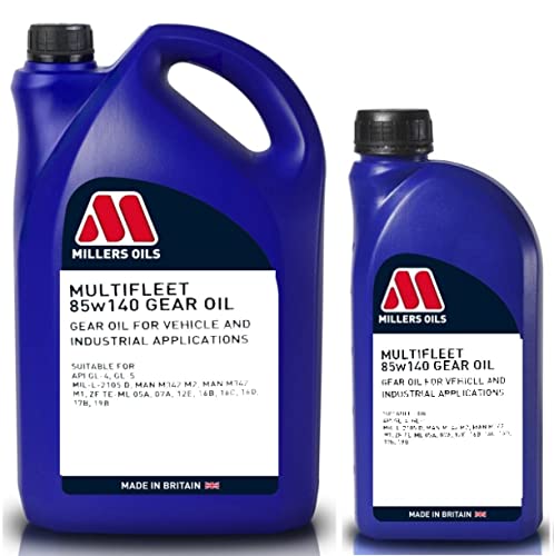 Millers Oils Multifleet 85W140 GL4 GL5 Olio per ingranaggi, 6 litri