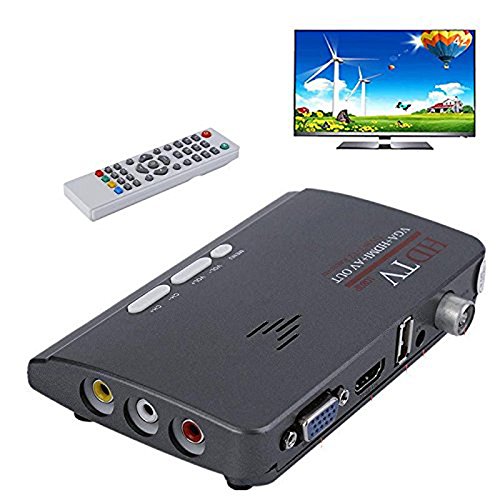 Nadalan HD 1080P VGA DVB-T   T2 AV alla custodia TV VGA con supporto HDMI MPEG4 VGA HDMI