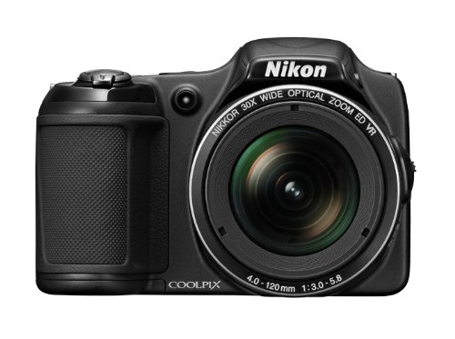 Nikon Coolpix L820 Fotocamera Digitale, 16 Megapixel, Display 3 Pollici, Sensore CMOS, Nero [Versione EU]