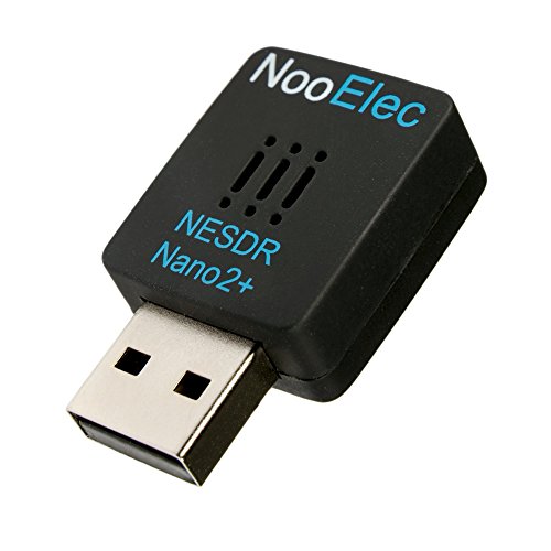 NooElec Set USB NESDR Nano 2+ Tiny Nero RTL-SDR (RTL2832U + R820T2) con Antenna TCXO e MCX a Rumore Ultra-Basso di Fase 0,5PPM. Software definito Radio, Compatibile DVB-T e ADS-B, Sicuro ESD