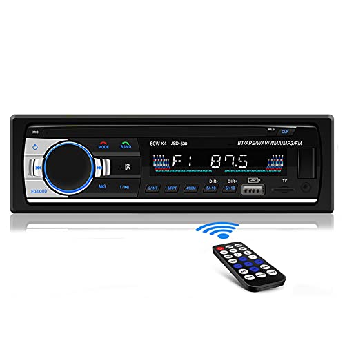 [ Nuova Versione ] Andven Autoradio Bluetooth Vivavoce, Auto Stereo con FM   AUX   TF  Doppia USB   EQ, Audio Ricevitore per Autoradio Universale 1 DIN