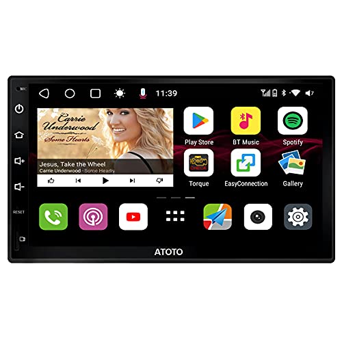 [Nuovo] ATOTO S8 Premium Android Autoradio, Wireless CarPlay e Android Auto, Display QLED da 7 pollici, Schermo diviso, Doppio Bluetooth con aptX HD, Retrovisore HD con LRV,SCVC e altro, S8G2B74PM