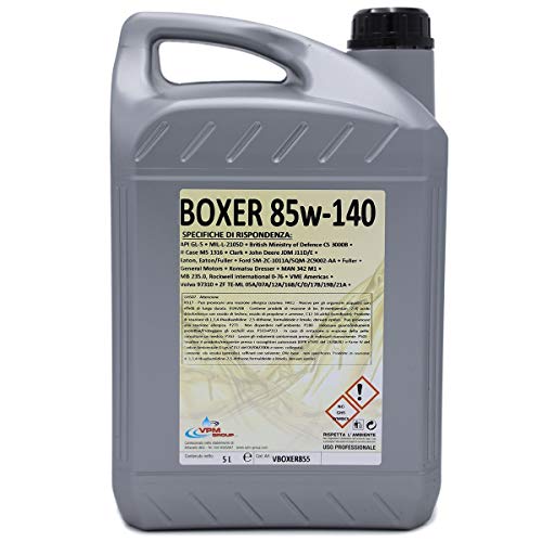 Olio cambio manuale ad ingranaggi ipoidi - 5 Litri - BOXER 85w140...