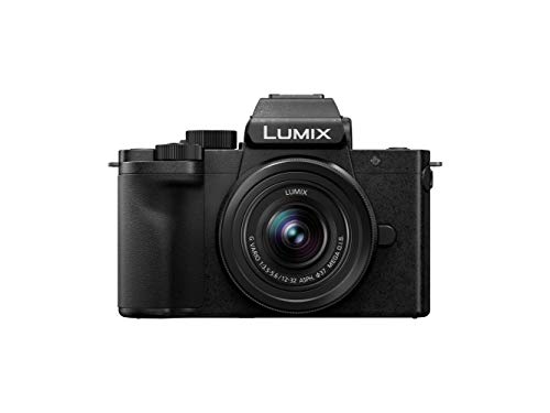 Panasonic Lumix DC-G100VEC-K - Videocamera Vlogging EVIL Registrazione 4K (qualità del suono, lente 13-32 mm F3.5-5.6, compatta e leggera, per Vlogger, tripode-manico, Wi-Fi, Bluetooth, HDMI) Nero