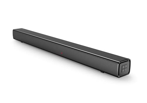 Panasonic SC-HTB100 Soundbar, 2.0 Canali, HDMI, USB, Montabile a parete, 45 Watt, Bluetooth, Suono potente, Ideale per TV, Nero, 76.2 x 5.8 x 6.8 cm