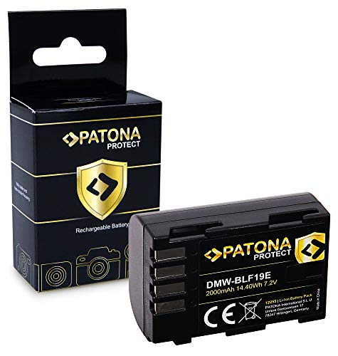 PATONA Protect V1 Batteria DMW-BLF19E, NTC Compatibile con Panasonic Lumix DMC-GH3 DMC-GH3A DMC-GH4