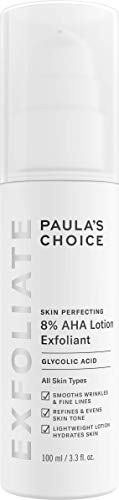 Paula s Choice Skin Perfecting 8% AHA Lozione Esfoliante Viso - Peeling Antirughe, Antimacchie e Elimina Pelle Morta - con Acido Glicolico - Tutti i Tipi di Pelle - 100 ml