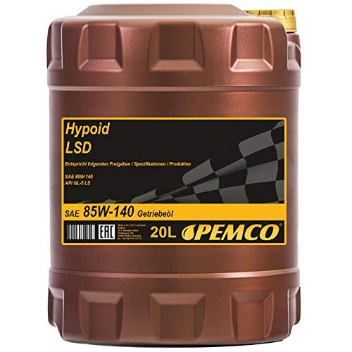 Pemco 1 x 20 litri 85W-140 GL-5 LS Hypoid LSD