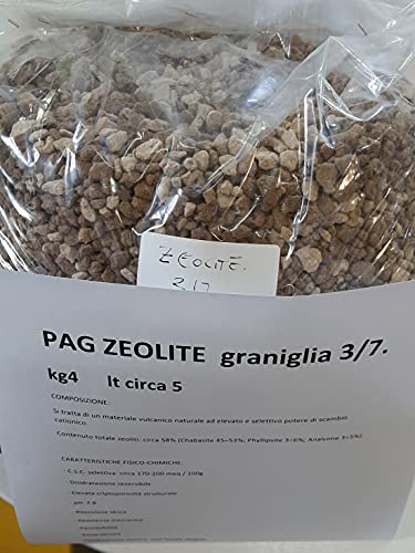 Pierucci Agricoltura Zeolite GRANULARE 3 7 kg 4 Circa 5lt...