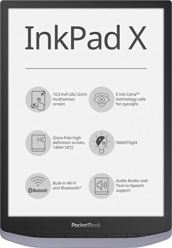 PocketBook, e-Book Reader  InkPad X  (32 GB di memoria, display da ...