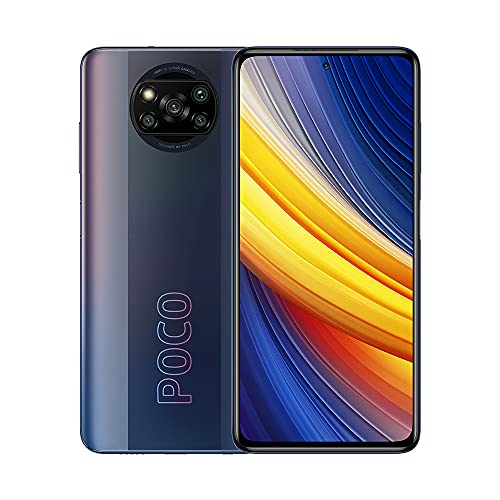 POCO X3 Pro Smartphone RAM 6 GB ROM 128 GB 120 Hz 6,67 FHD + LCD DotDisplay Qualcomm SnapdragonTM 860, 5160 mAh (typ) Batteria Fotocamera da 48 MP Nero [Versione globale]