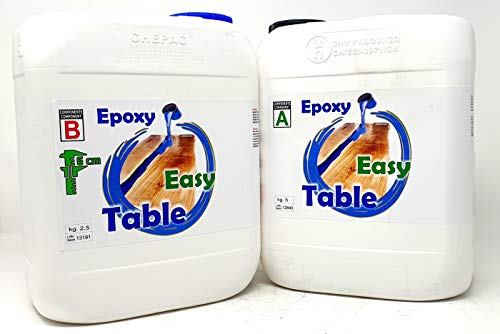 PROCHIMA Resina Epossidica EPOXY EASY TABLE CM 6, Gr 7500 A+B