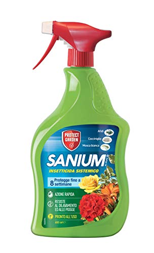 Protect Garden Sanium AL PFnPO, insetticida sistemico che agisce contro Afidi, Cocciniglia e Mosca Bianca, 750ml