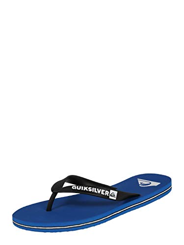 Quiksilver Molokai-Flip-Flops for Men, Scarpe da Spiaggia e Piscina Uomo, Blu (Black Blue Black Xkbk), 42 EU