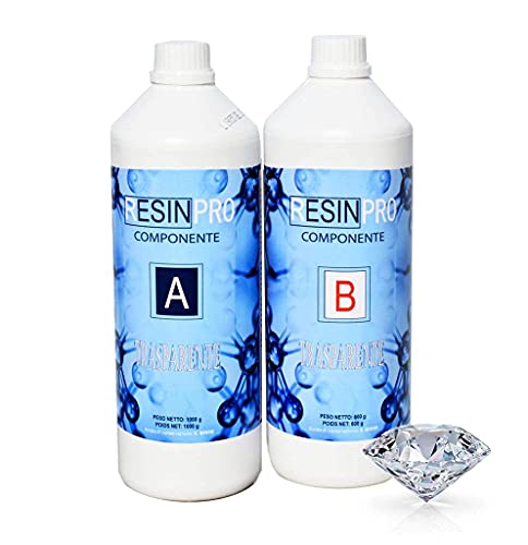 Resin Pro  1,6 KG Resina Epossidica Ultra Trasparente Atossica - ...