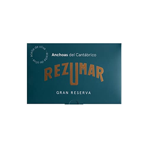 Rezumar - Gran Riserva - Filetti di Acciughe del Mar Cantabrico Gourmet in Olio d Oliva - 270 Grammi
