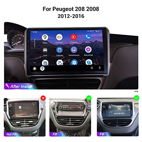 Roadanvi Carplay Radio per Peugeot 208 2008 2012 2013 2014 2015 201...