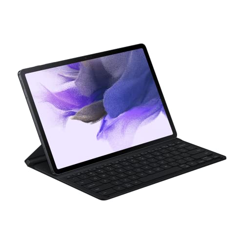 Samsung Book Cover Keyboard Slim Custodia con tastiera per Galaxy Tab S8+ | S7+ | S7 FE, Nero