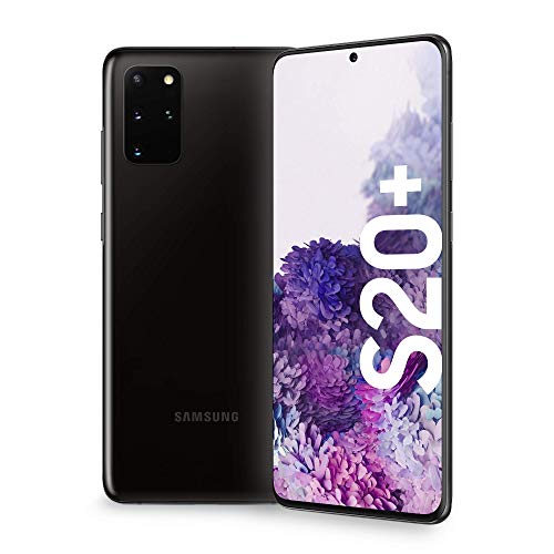 Samsung Galaxy S20+ Smartphone, 4G, 128 GB Espandibili, RAM 8 GB, Batteria 4500 mAh, Hybrid SIM eSIM, [Versione Italiana], Nero (Cosmic Black) (Ricondizionato)