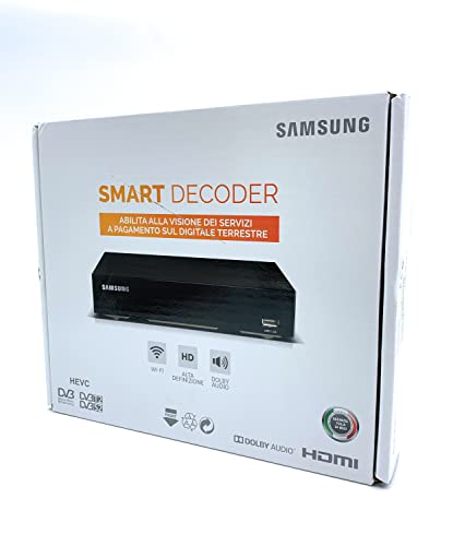 Samsung Smart Decoder Bonus DVB-T2, Nero...