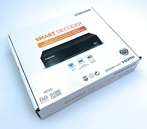 Samsung Smart Decoder Bonus DVB-T2, Nero...