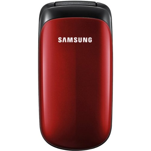 Samsung, Telefono cellulare, E1150i, con display da 3,6 cm (1,43 ), colore: Rosso