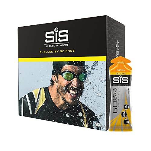 Science In Sport SiS Go Gel Isotonico Energetico, Gusto Tropicale, 15 x 60 ml - 1140 g