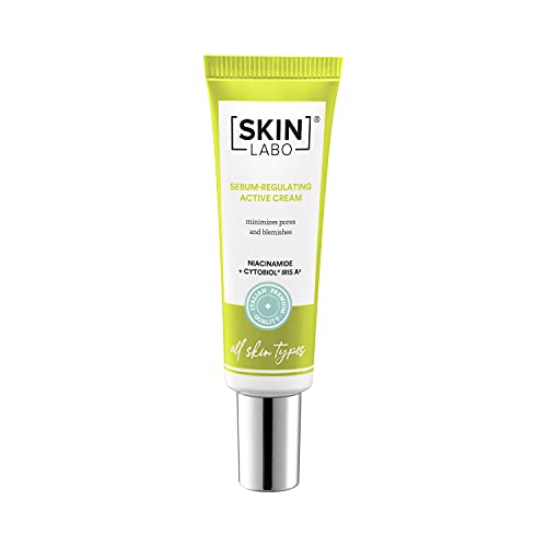 SkinLabo - Crema Attiva Seboregolatrice. Crema viso che regola la produzione di sebo e contrasta i sintomi dell acne. Per pelli miste o grasse. 30 ml.