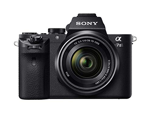 Sony Alpha 7M2K - Kit Fotocamera Digitale Mirrorless con Obiettivo Intercambiabile SEL 28-70mm, Sensore CMOS Exmor Full-Frame da 24.3 MP, Stabilizzazione Integrata, ILCE7B + SEL2870, Nero