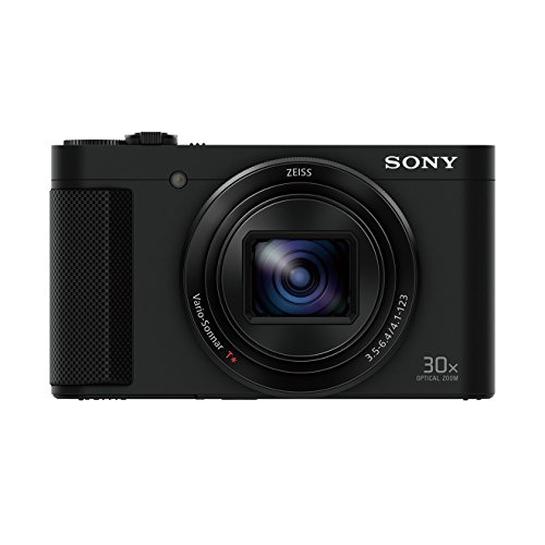 Sony DSC-HX90V Fotocamera Digitale Compatta Cyber-shot, Sensore CMOS Exmor R da 18,2 Megapixel, Zoom Ottico 30x, GPS, Nero