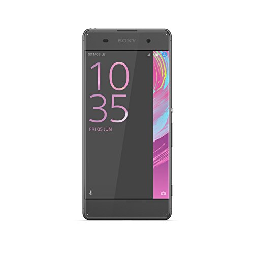 Sony F3111BLK Xperia XA Smartphone da 16 GB, LTE 4G, Display HD, 1280x720 pixel, Fotocamera 13 MP, Nero [Italia]