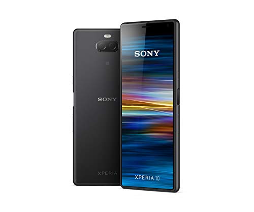Sony Xperia 10 - Smartphone con display 21:9, 6   full HD+ Dual Camera 13MP e 5MP, Nero