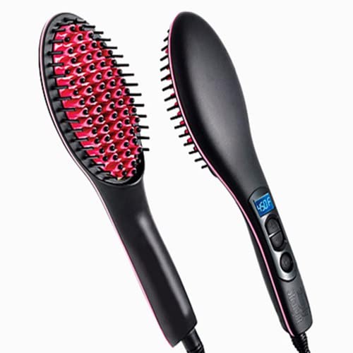 Spazzola lisciante ionica 230° spazzola liscia e rende morbidi i vostri capelli con ampio display Hair Brush