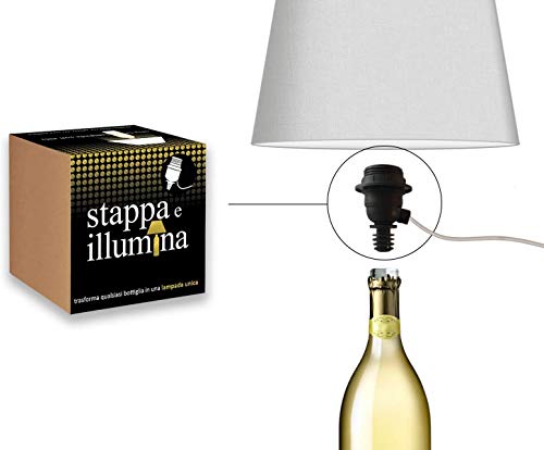 Stappa e Illumina Trasforma Bottiglie in lampade in 30 Secondi - pe...