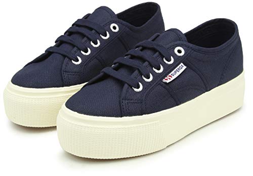 SUPERGA 2790ACOTW LINEA UP AND DOWN, Sneaker, Donna, Blu (Navy 933)...