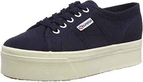 SUPERGA 2790ACOTW LINEA UP AND DOWN, Sneaker, Donna, Blu (Navy 933)...