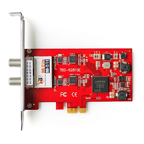 TBS6281 Scheda PCIe ricevitore TV DVB-T2 T Dual Tuner,TBS6281 Scheda PCIe ricevitore TV DVB-T2 T Dual Tuner, updated version of TBS6280.