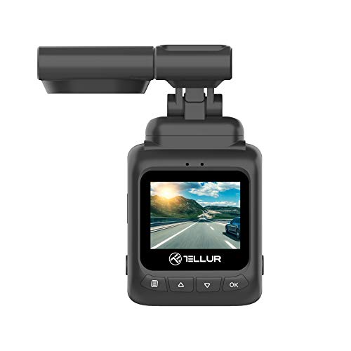 Telecamera per Auto TELLUR Dash Patrol DC2, GPS, FullHD 1080P, Sensore G rileva l impatto e avvia la registrazione, Parking Monitor Function, Black